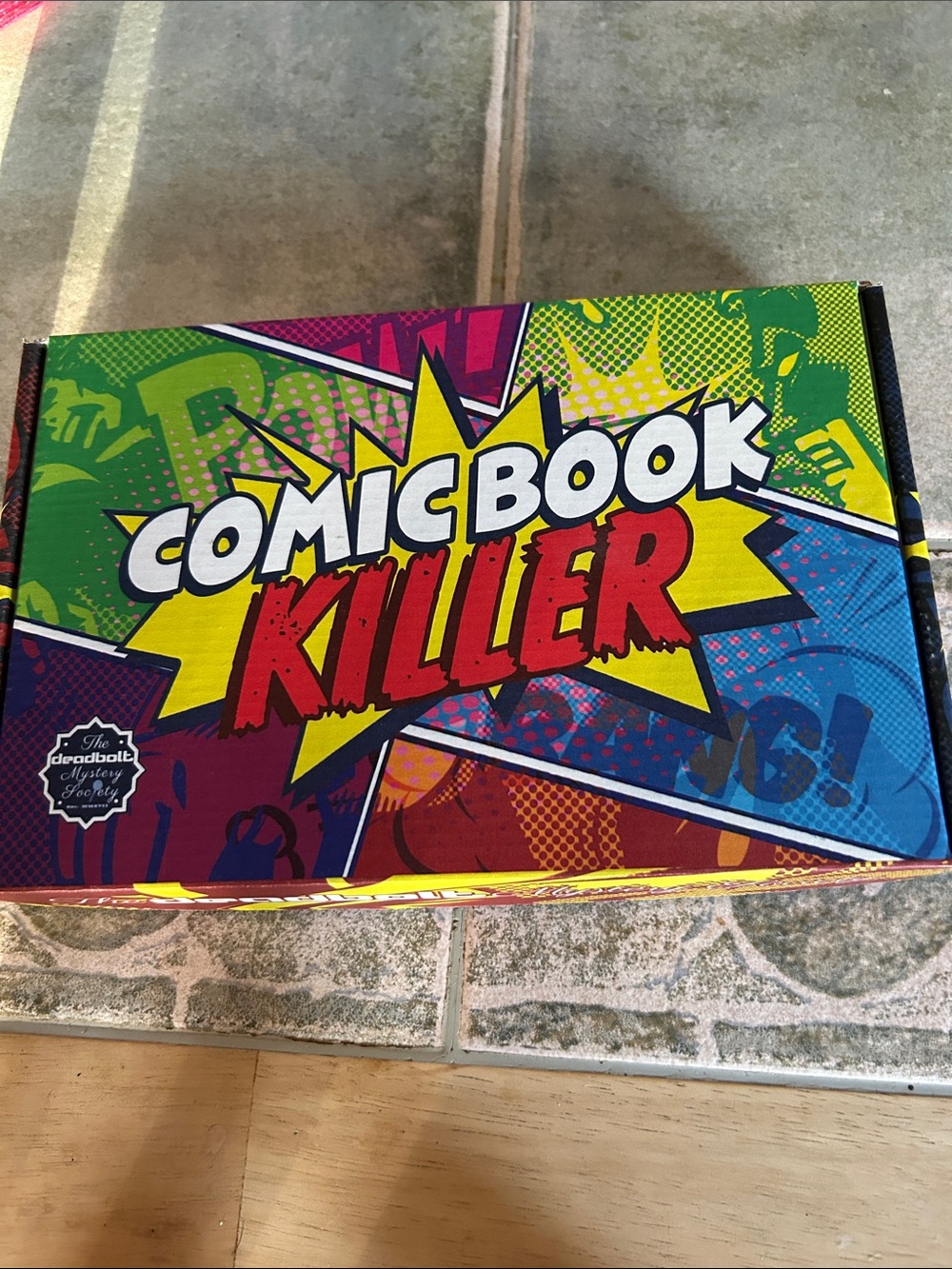 Comic Book Killer Mystery Game